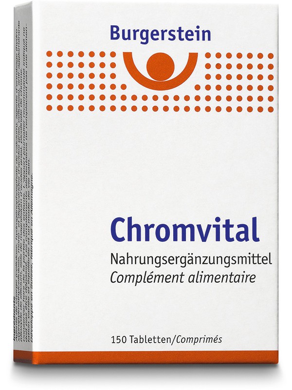 Burgerstein Chromvital Tabl 40 mcg 150 Stk