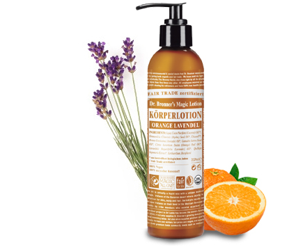 Dr. Bronners Bio Body Lotion - Orange/Lavendel 240ml