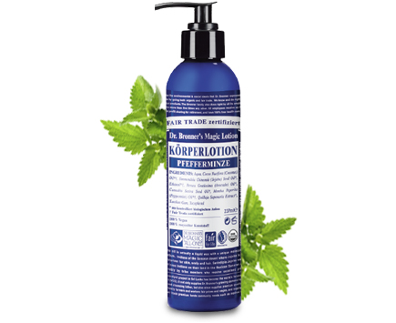 Dr. Bronners Bio Body Lotion - Pfefferminz 240ml