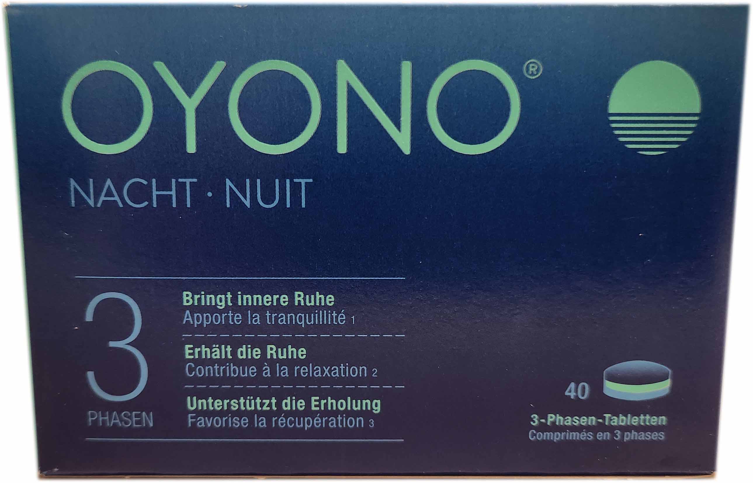 OYONO Nacht 3 - Phasen - Tabletten 40 Stk. Kopie