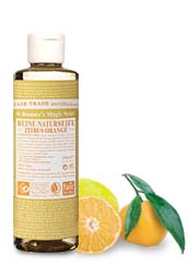 Dr. Bronners Bio Flüssigseife - Zitrone/Orange 60ml