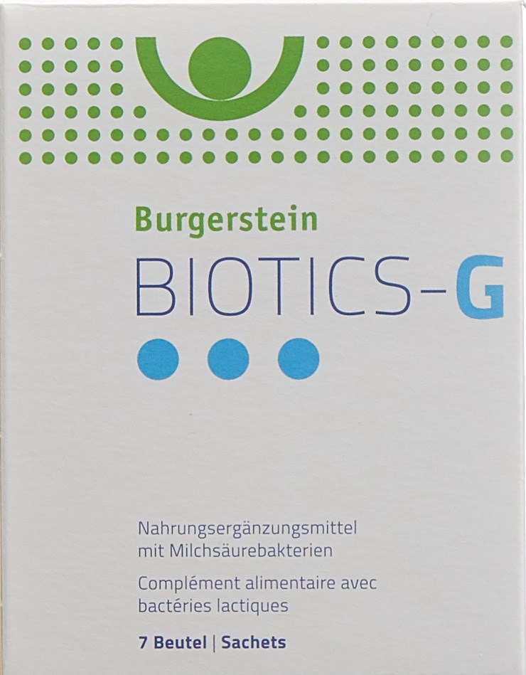 BURGERSTEIN Biotics-G Plv Btl 7 Stk