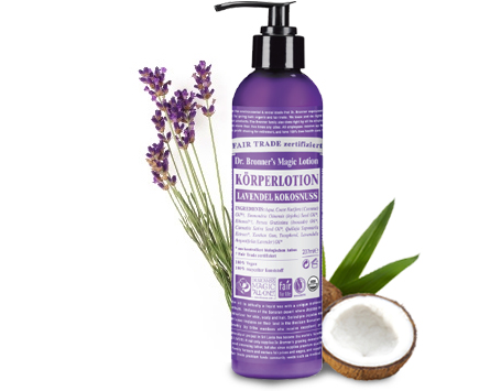 Dr. Bronners Bio Body Lotion - Lavendel/Kokosnuss 240ml